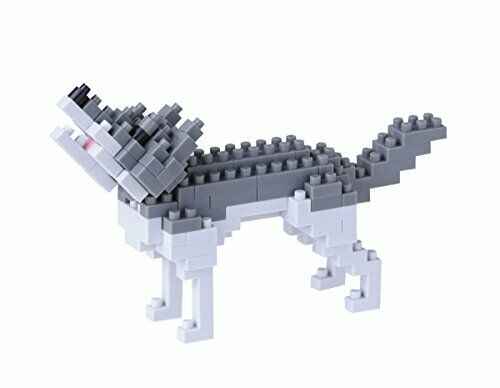 Nanoblock Gray Wolf Nbc_144 - Japan Figure