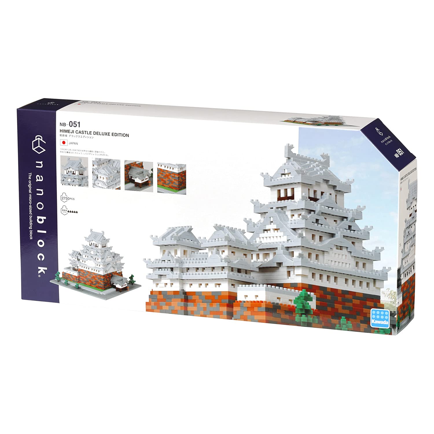 KAWADA Nb-051 Nanoblock Himeji Castle Deluxe Edition- Japan Figure Store - #1 Bring To You The Best Japanese Goods
