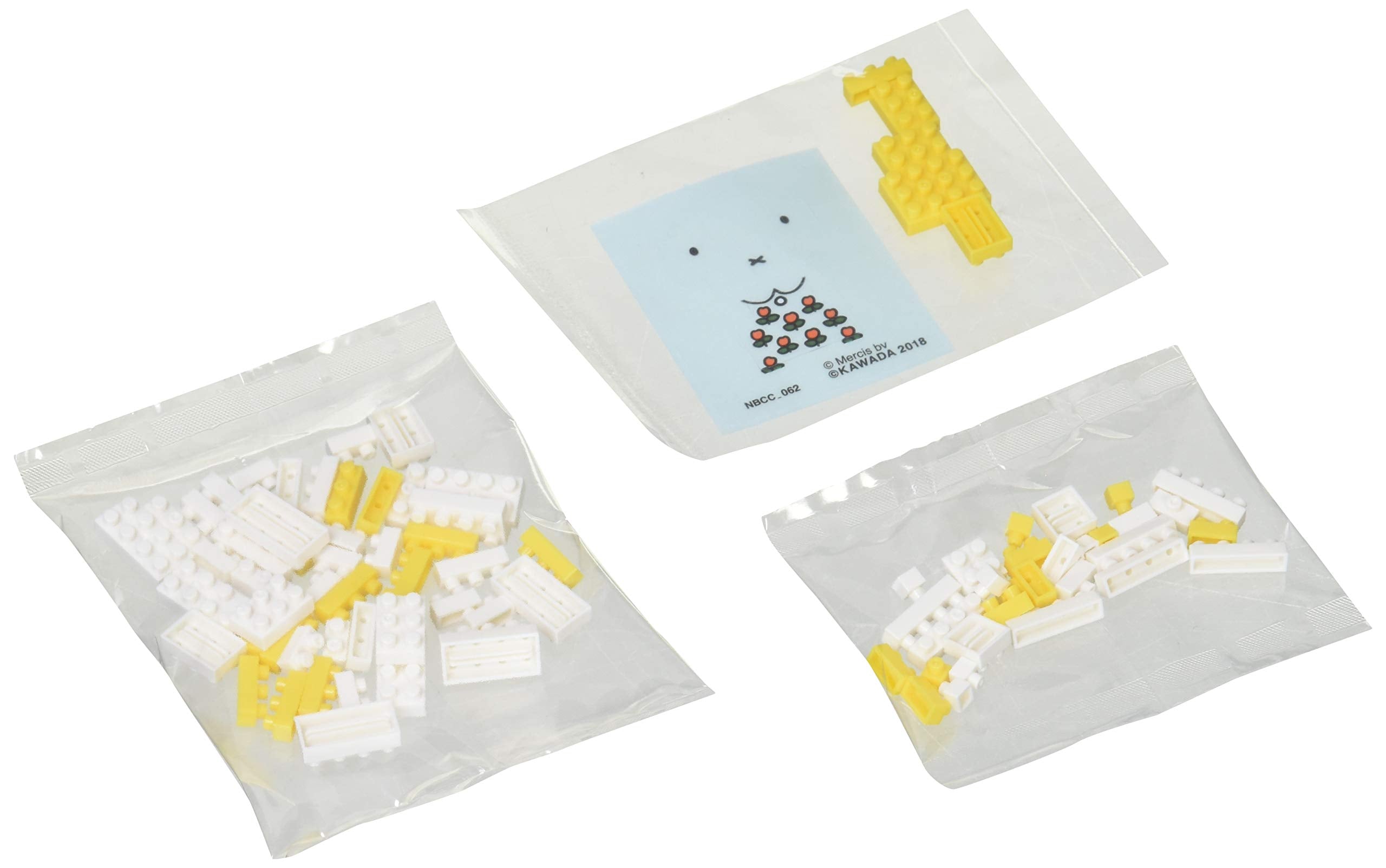 KAWADA Nbcc_062 Nanoblock Miffy Tulip Patterns- Japan Figure Store - #1 Bring To You The Best Japanese Goods