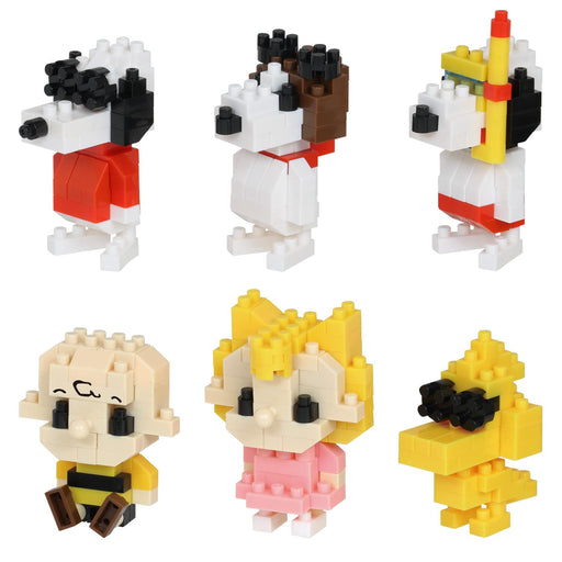 Nanoblock Mini Nano Peanuts Vol.3 (Box) Nbmc_39S 1Box = 6 Pieces, 6 Types In Total- Japan Figure Store - #1 Bring To You The Best Japanese Goods