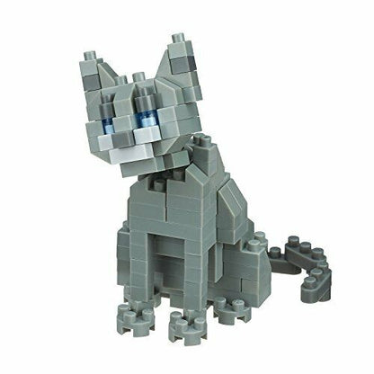 Nanoblock Nbc-266 Cat Breed Russian Blue- Japan Figure Store - #1 Bring To You The Best Japanese Goods