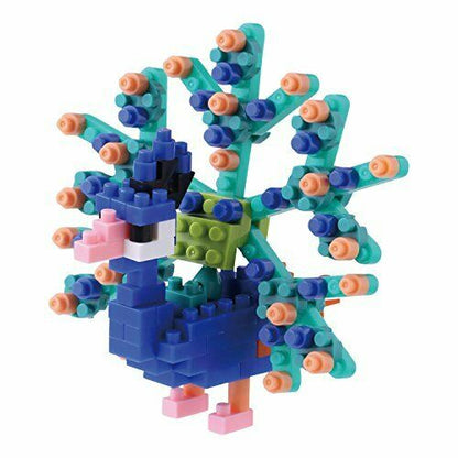 Nanoblock Peacock Nbc_142 - Japan Figure