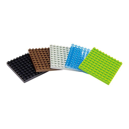 KAWADA Nb-008 Nanoblock Plate Set 5 Pieces- Japan Figure Store - #1 Bring To You The Best Japanese Goods