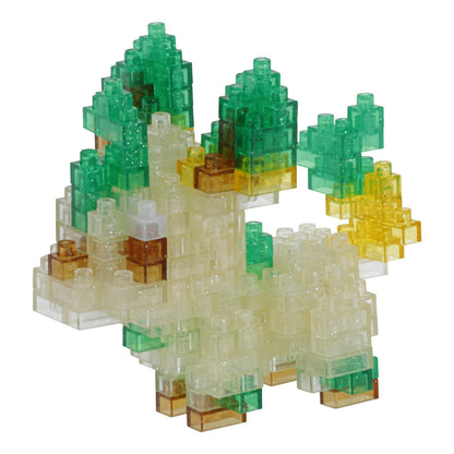 Kawada Nanoblock Pokemon Leafeon Brilliant Shining ver. NBPM_083 Japanese Toy Building Block- Japan Figure Store - #1 Bring To You The Best Japanese Goods