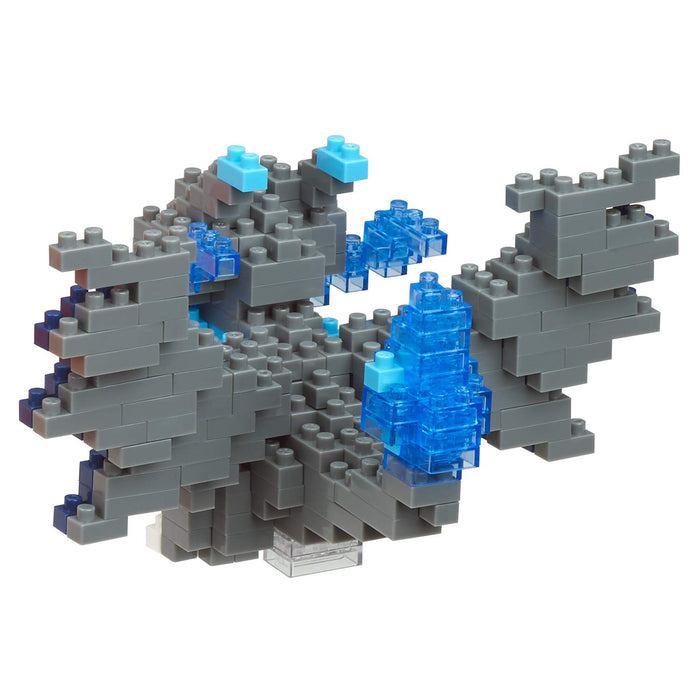 Kawada Nanoblock Pokemon Mega Lizardon X Nbpm_057 Japanese Toy Building Block- Japan Figure Store - #1 Bring To You The Best Japanese Goods