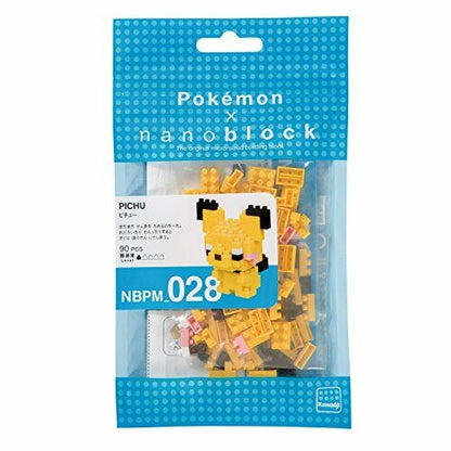 Nanoblock Pokemon Pichu Nbpm028- Japan Figure Store - #1 Bring To You The Best Japanese Goods