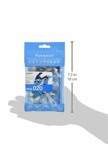 Nanoblock Pokemon Vaporeon Nbpm020- Japan Figure Store - #1 Bring To You The Best Japanese Goods