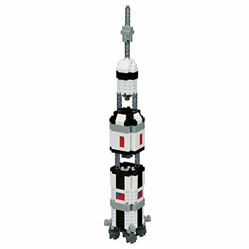 Nanoblock Saturn V Rocket Nbh130- Japan Figure Store - #1 Bring To You The Best Japanese Goods