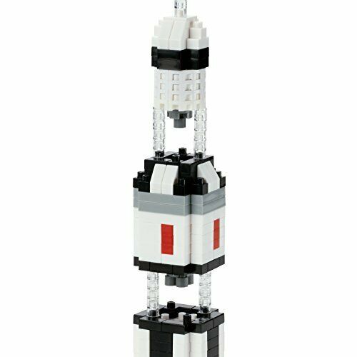 Nanoblock Saturn V Rocket Nbh130- Japan Figure Store - #1 Bring To You The Best Japanese Goods