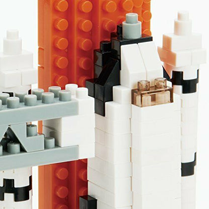 Nanoblock Space Shuttle & Launch Tower Nbh-131- Japan Figure Store - #1 Bring To You The Best Japanese Goods