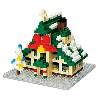 Nanoblock Xmas House Nbh-025 - Japan Figure