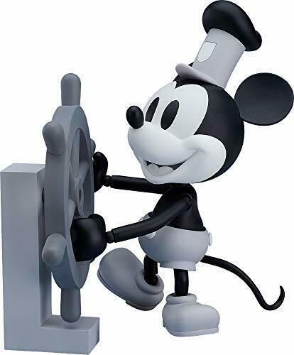 Nendoroid 1010a Steamboat Willie Mickey Mouse: 1928 Ver. Black & White Figure- Japan Figure Store - #1 Bring To You The Best Japanese Goods