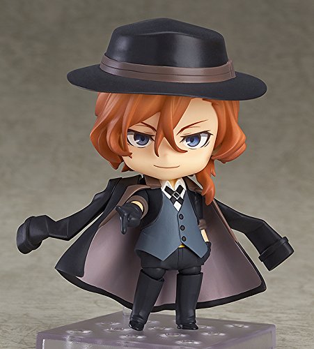 Nendoroid Bungo Stray Dogs Chuya Nakahara Non-Scale Abs Pvc Painted Action Figure- Japan Figure Store - #1 Bring To You The Best Japanese Goods
