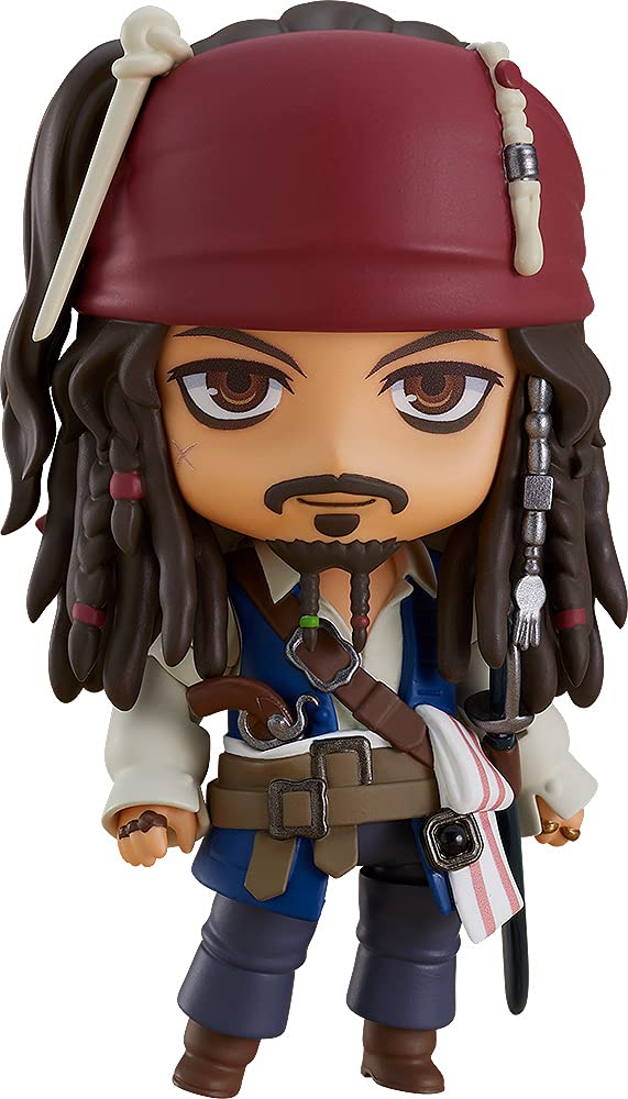 Good Smile Company Nendoroid Disney Pirates Of The Caribbean Fountain Of Life Jack Sparrow Figure- Japan Figure Store - #1 Bring To You The Best Japanese Goods