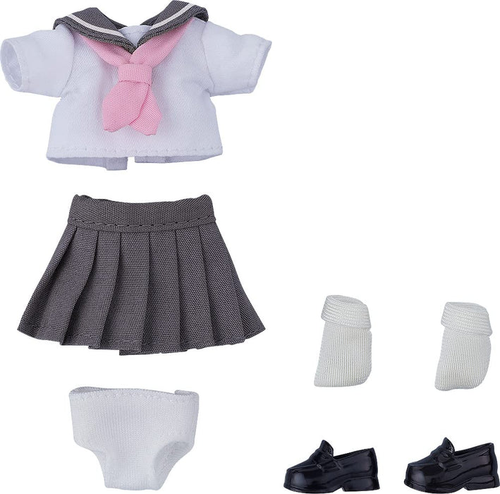 Good Smile Company Nendoroid Doll Outfit Set - Short Sleeve Sailor Uniform Gray- Japan Figure Store - #1 Bring To You The Best Japanese Goods