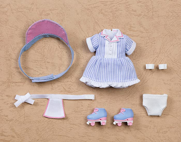 Good Smile Company Nendoroid Doll Oyofuku Set Diner Girl Blue Outfit Set Figure- Japan Figure Store - #1 Bring To You The Best Japanese Goods