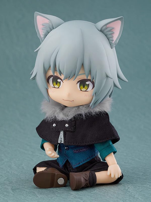 Good Smile Company Nendoroid Doll Wolf-Kun Ash Painted Figure- Japan Figure Store - #1 Bring To You The Best Japanese Goods