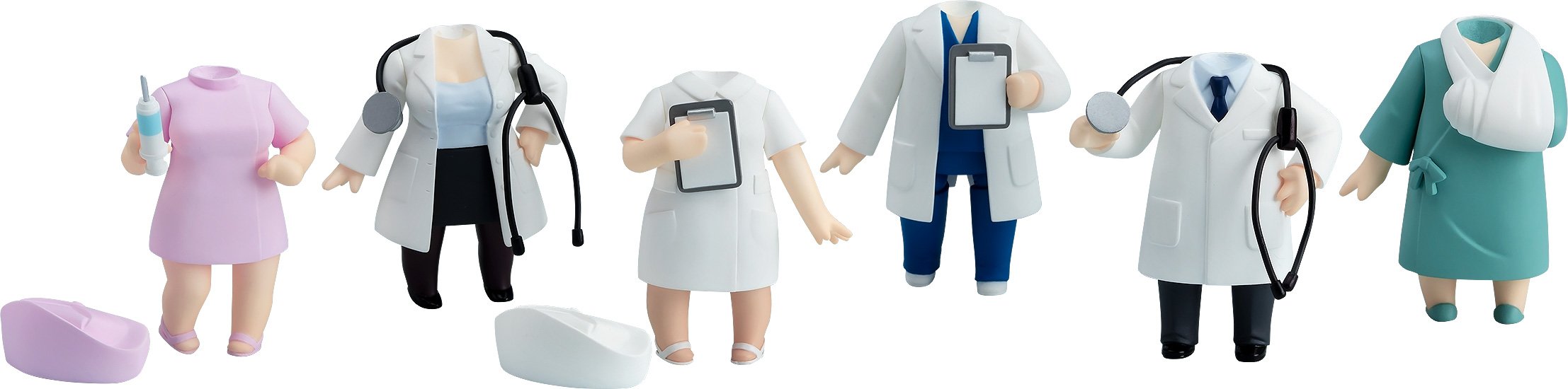 Good Smile Company Nendoroid More Dress Up Clinic Figures (6-Pack) Japan- Japan Figure Store - #1 Bring To You The Best Japanese Goods