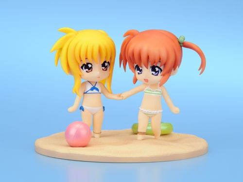 Nendoroid Petite Nanoha & Fate Summer Memories Set Figure Good Smile Company- Japan Figure Store - #1 Bring To You The Best Japanese Goods