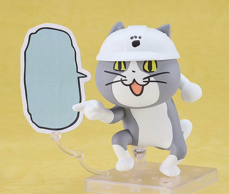 Good Smile Company Nendoroid Work Cat Movable Figure Non-Scale Plastic Painted- Japan Figure Store - #1 Bring To You The Best Japanese Goods