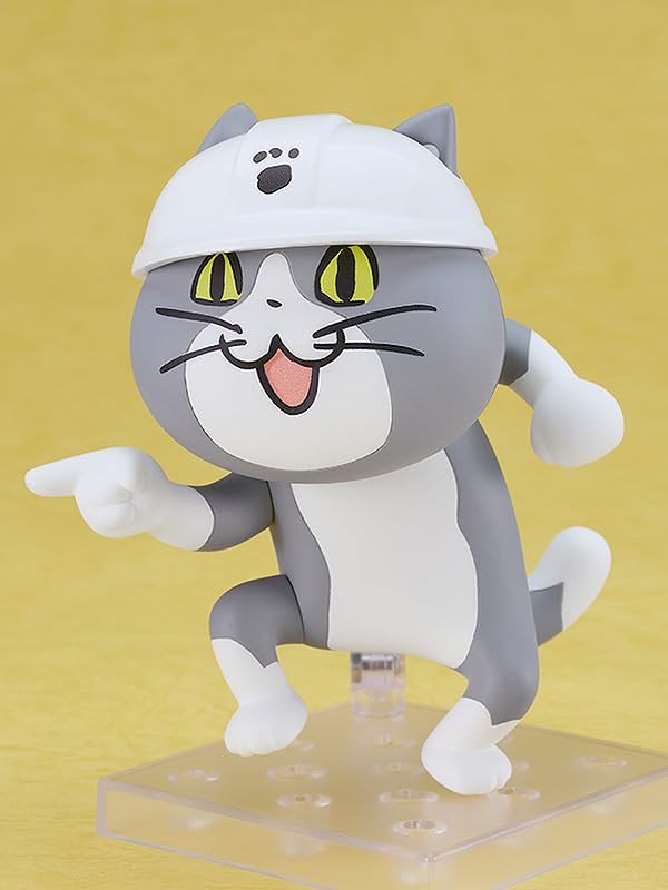 Good Smile Company Nendoroid Work Cat Movable Figure Non-Scale Plastic Painted- Japan Figure Store - #1 Bring To You The Best Japanese Goods