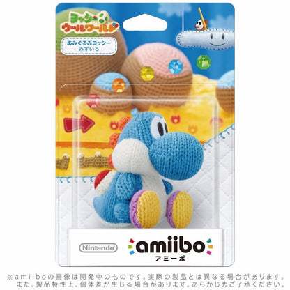 Nintendo Amiibo Yarn Yoshi Blue Yoshi's Woolly World 3ds Wii U Accessories- Japan Figure Store - #1 Bring To You The Best Japanese Goods