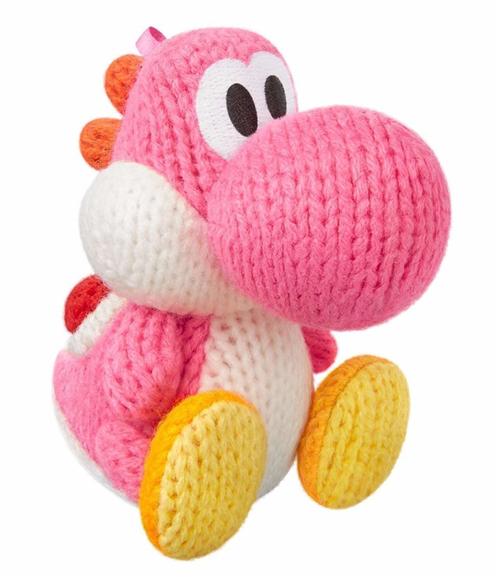Nintendo Amiibo Yarn Yoshi Pink Yoshi's Woolly World 3ds Wii U Accessories- Japan Figure Store - #1 Bring To You The Best Japanese Goods
