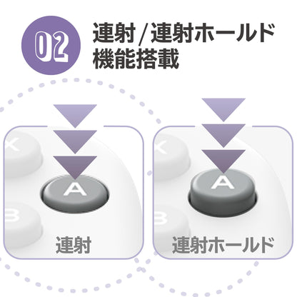 Hori Nintendo Switch Grip Controller Fit Attachment Set Charcoal Gray- Japan Figure Store - #1 Bring To You The Best Japanese Goods