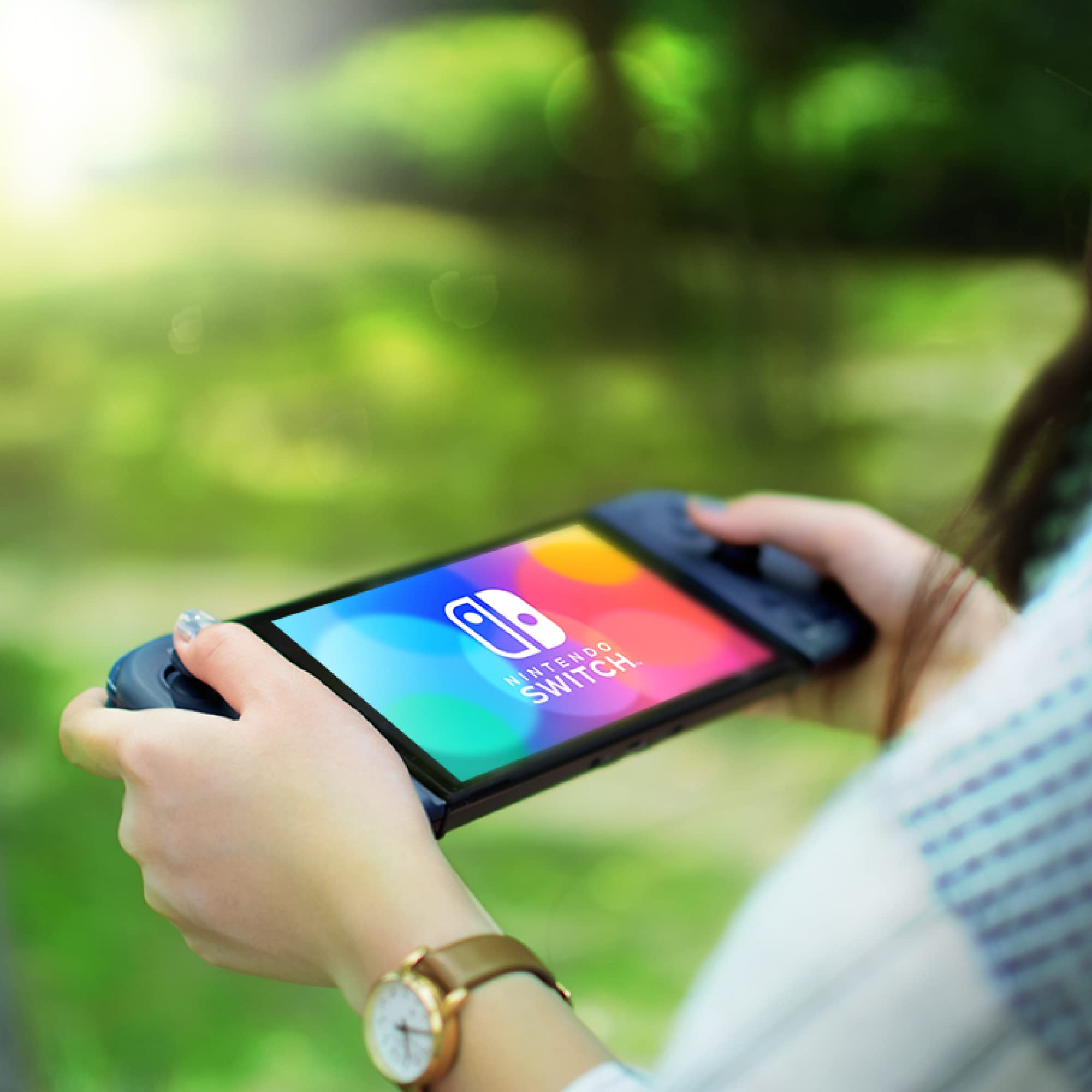 [Nintendo Licensed Product] Grip Controller Fit For Nintendo Switch Light Gray X Yellow [Nintendo Switch Compatible]- Japan Figure Store - #1 Bring To You The Best Japanese Goods