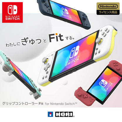 [Nintendo Licensed Product] Grip Controller Fit For Nintendo Switch Mint Green X White [Nintendo Switch Compatible]- Japan Figure Store - #1 Bring To You The Best Japanese Goods