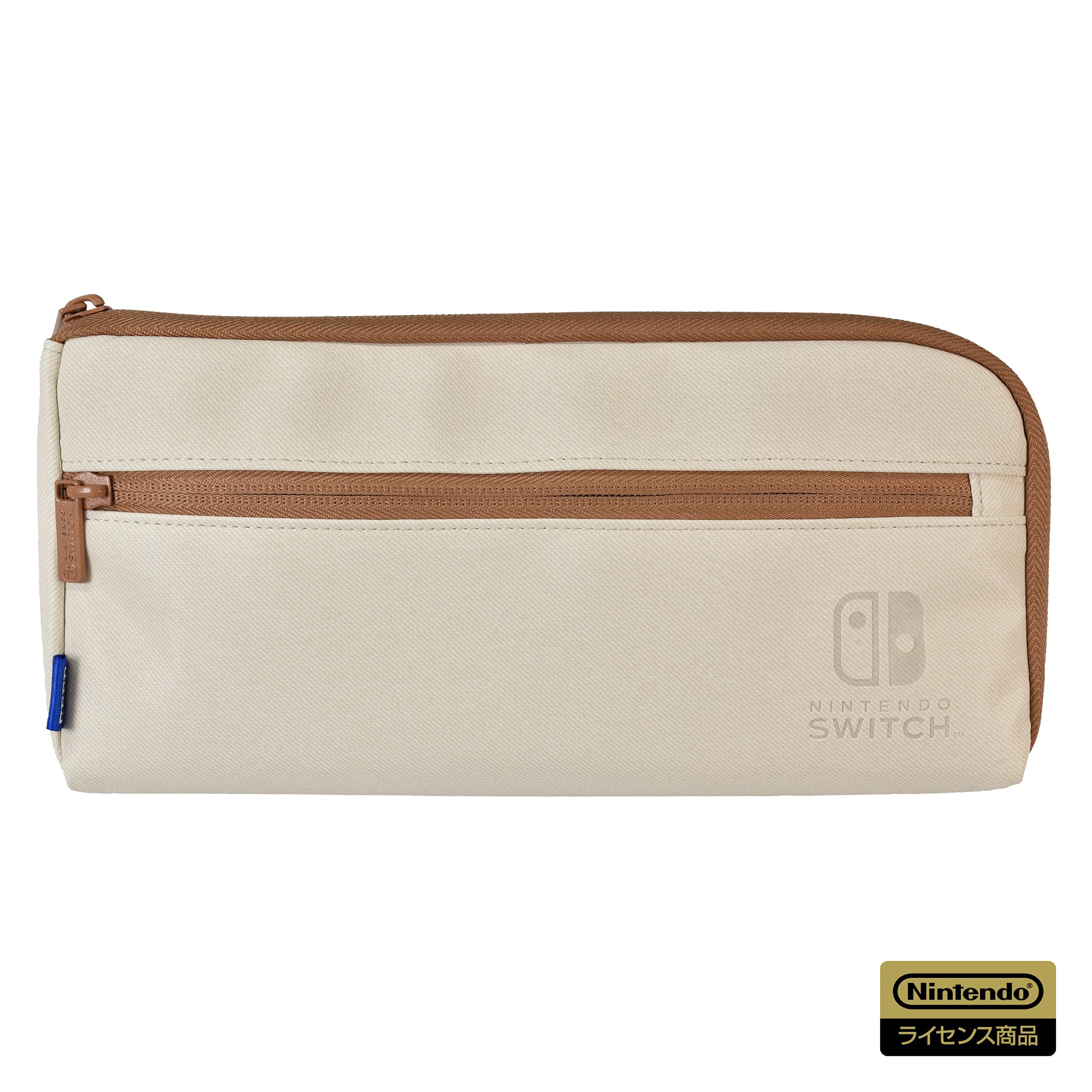 HORI Hand Pouch For Nintendo Switch / Nintendo Lite / Nintendo Oled Model Beige- Japan Figure Store - #1 Bring To You The Best Japanese Goods