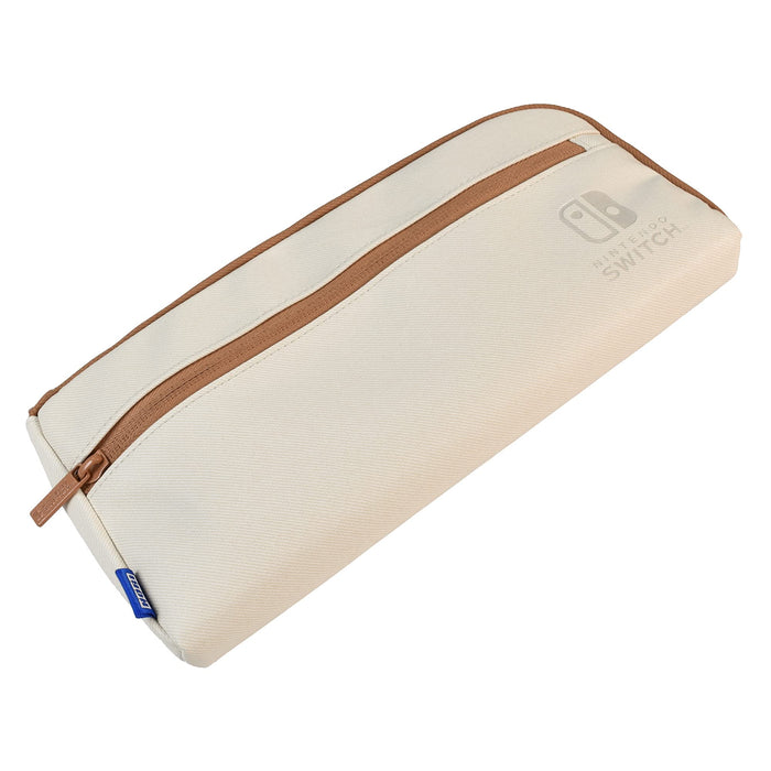 HORI Hand Pouch For Nintendo Switch / Nintendo Lite / Nintendo Oled Model Beige- Japan Figure Store - #1 Bring To You The Best Japanese Goods
