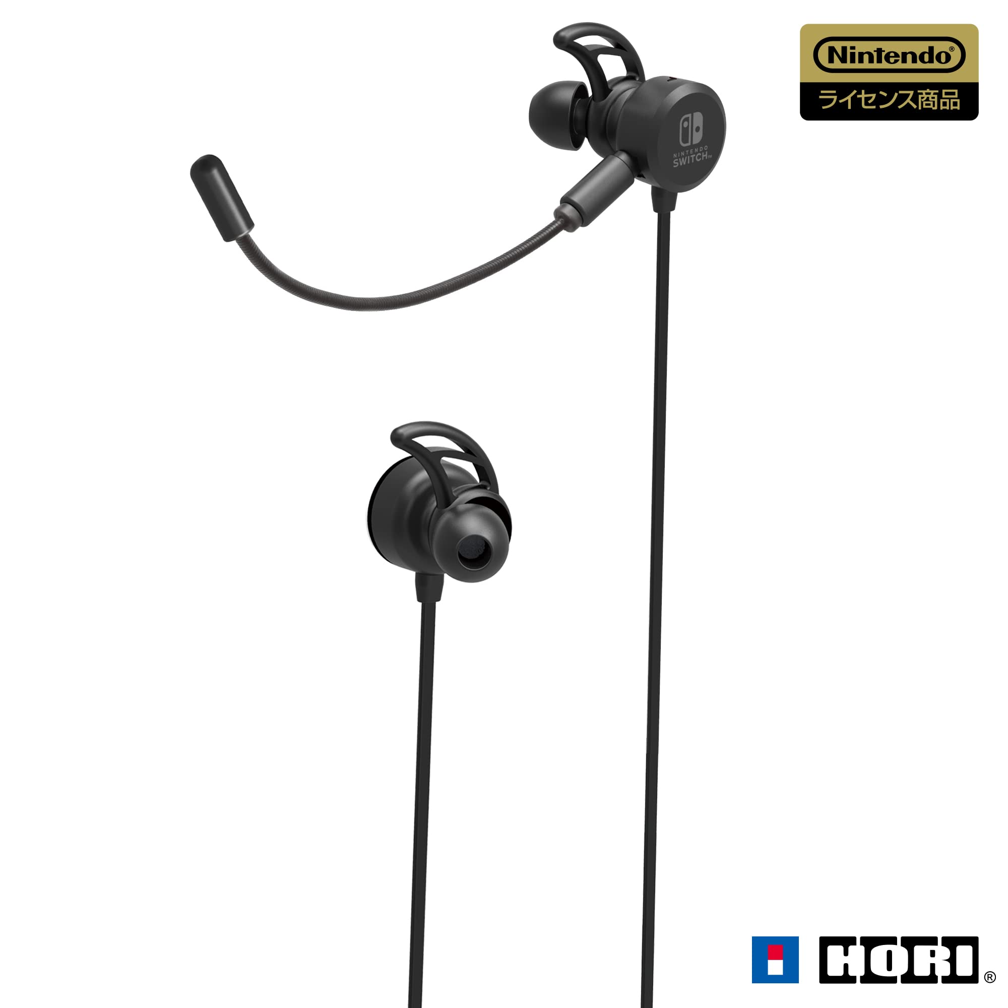 HORI Gaming Headset In-Ear For Nintendo Switch Black- Japan Figure Store - #1 Bring To You The Best Japanese Goods