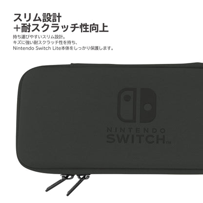HORI Slim Hard Pouch For Nintendo Switch Lite Blue- Japan Figure Store - #1 Bring To You The Best Japanese Goods
