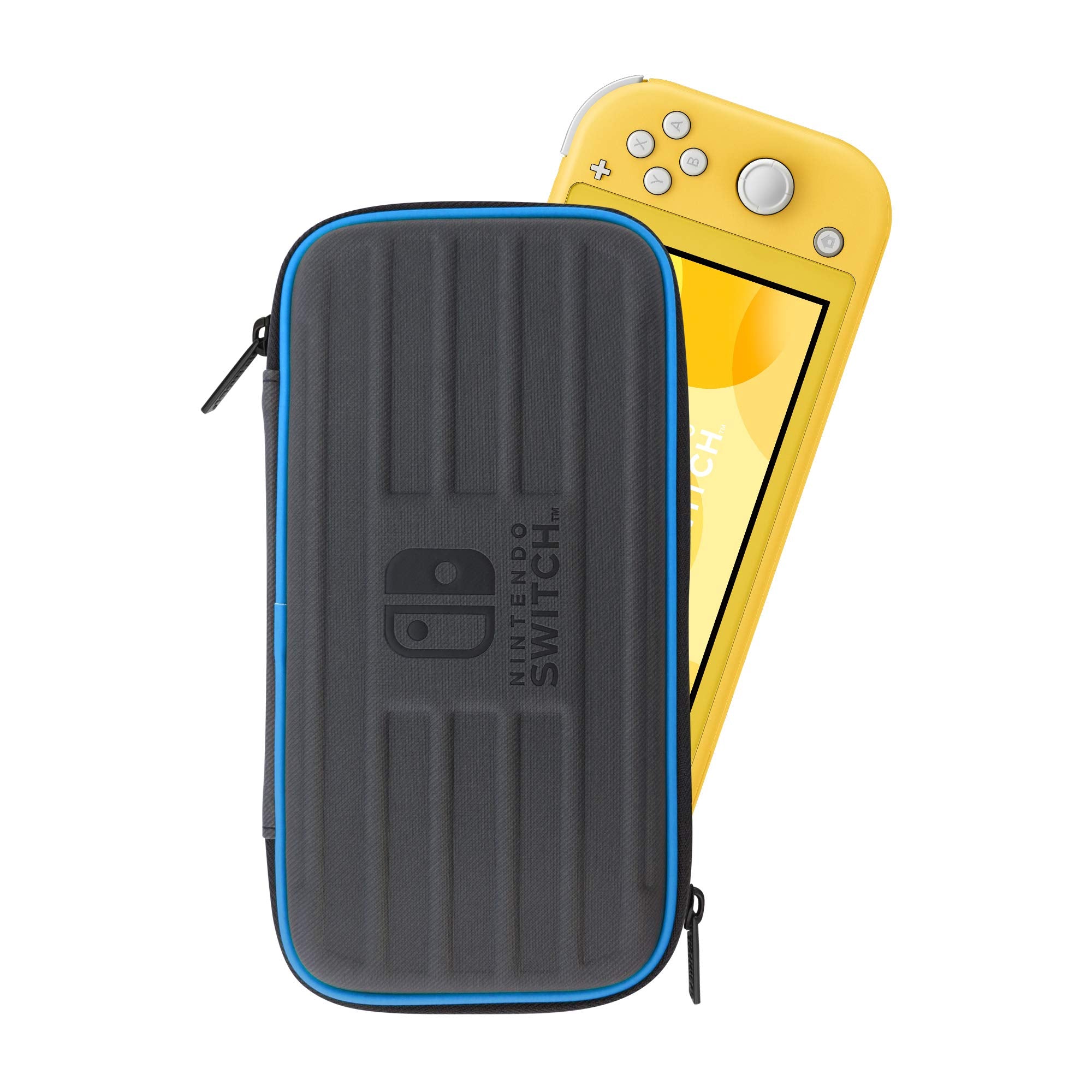 HORI Hard Pouch For Nintendo Switch Lite Black X Blue- Japan Figure Store - #1 Bring To You The Best Japanese Goods