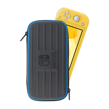 HORI Hard Pouch For Nintendo Switch Lite Black X Blue- Japan Figure Store - #1 Bring To You The Best Japanese Goods