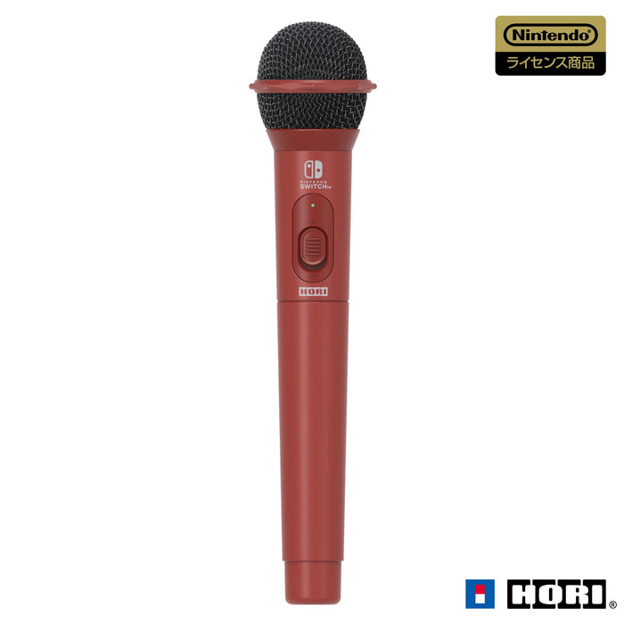 Hori Nintendo Licensed Wireless Karaoke Microphone Red For Switch/Pc - Made In Japan- Japan Figure Store - #1 Bring To You The Best Japanese Goods
