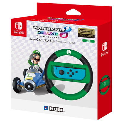 HORI Joy-Con Wheel Mario Kart 8 Dx Luigi For Nintendo Switch- Japan Figure Store - #1 Bring To You The Best Japanese Goods