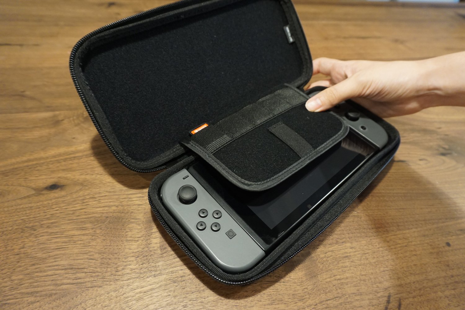 HORI Tough Hard Pouch Black For Nintendo Switch- Japan Figure Store - #1 Bring To You The Best Japanese Goods