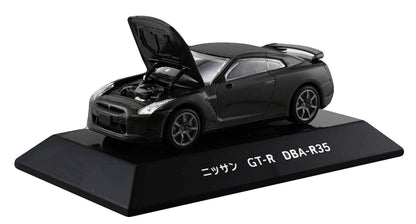 F-TOYS Nissan Gt-R Anniversary 1/64 Scale Plastic Mini-Car 1 Box 10 Pcs. Set- Japan Figure Store - #1 Bring To You The Best Japanese Goods