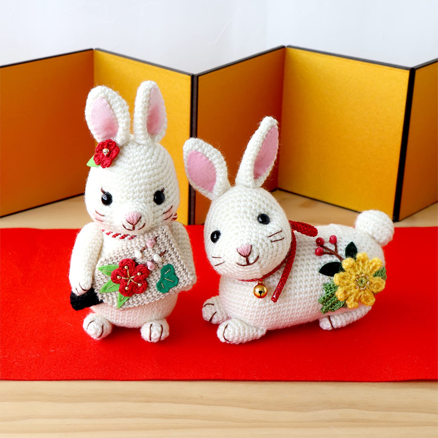 Olympus Thread Zodiac Amigurumi Kit Hagoita Bunny Mk-92 Japan- Japan Figure Store - #1 Bring To You The Best Japanese Goods