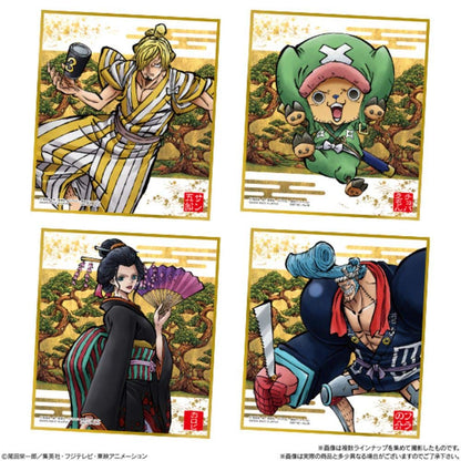 BANDAI CANDY - One Piece Shikishi Art -Wano Country- 10Pack Box - Candy Toy- Japan Figure Store - #1 Bring To You The Best Japanese Goods