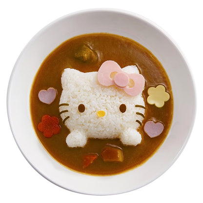 Osk Japan Hello Kitty Deco Curry Rice Mold - Easy To Enjoy With Molded Parts - Ls-7- Japan Figure Store - #1 Bring To You The Best Japanese Goods