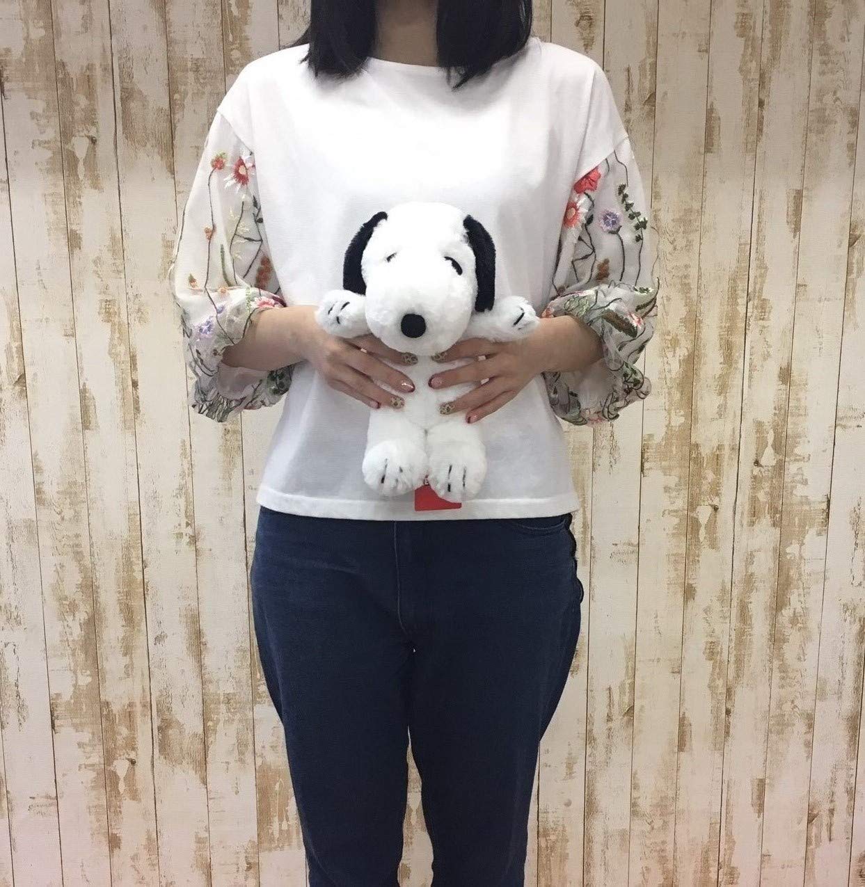 NAKAJIMA CORPORATION Plush Doll Hug Hug Series Snoopy Black Size S Tjn- Japan Figure Store - #1 Bring To You The Best Japanese Goods