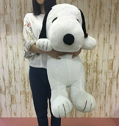 Nakajima Corporation Plush Doll Hug Snoopy Black 2L Japanese Snoopy Plush Doll- Japan Figure Store - #1 Bring To You The Best Japanese Goods