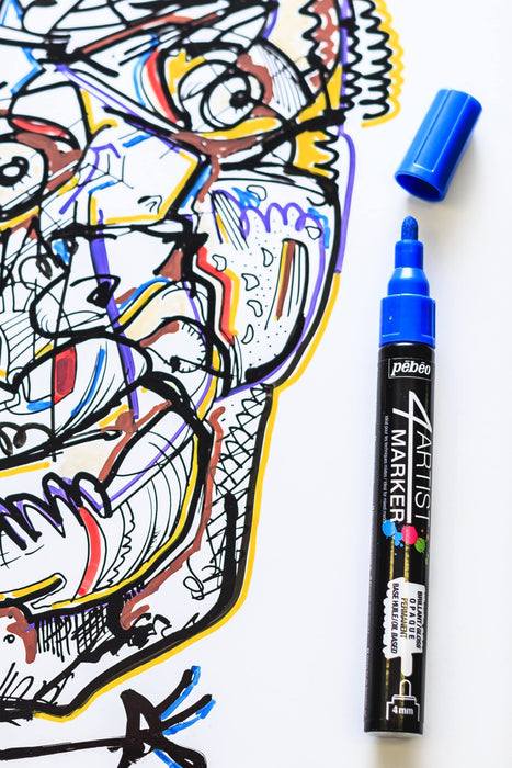 GAIANOTES Gpm00552 Opaque 4 Artist Marker 2Mm Gold Hobby Tools- Japan Figure Store - #1 Bring To You The Best Japanese Goods