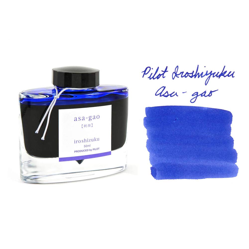 PILOT - Fountain Pen Ink Iroshizuku Asa-Gao Ink-50-As- Japan Figure Store - #1 Bring To You The Best Japanese Goods