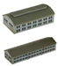 Pit Road 1/700 Skywave Series Army Base (Warehouse/Barracks) Plastic Model Sw23- Japan Figure Store - #1 Bring To You The Best Japanese Goods