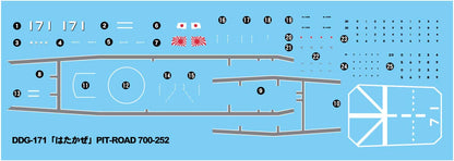 Pit Road 1/700 Skywave Series Maritime Self-Defense Force Destroyer Ddg-171 Hatake Plastic Model J86- Japan Figure Store - #1 Bring To You The Best Japanese Goods