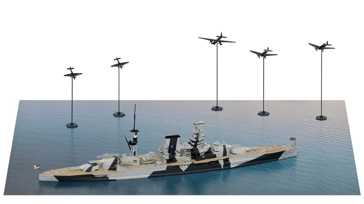 Pit Road 1/700 Sps Series Battle Of The Mediterranean Sea Royal Navy Battleship Barham Vs Luftwaffe Scene Paper Base (290 X 185Mm 2 Sheets) Plastic Model Sps19- Japan Figure Store - #1 Bring To You The Best Japanese Goods